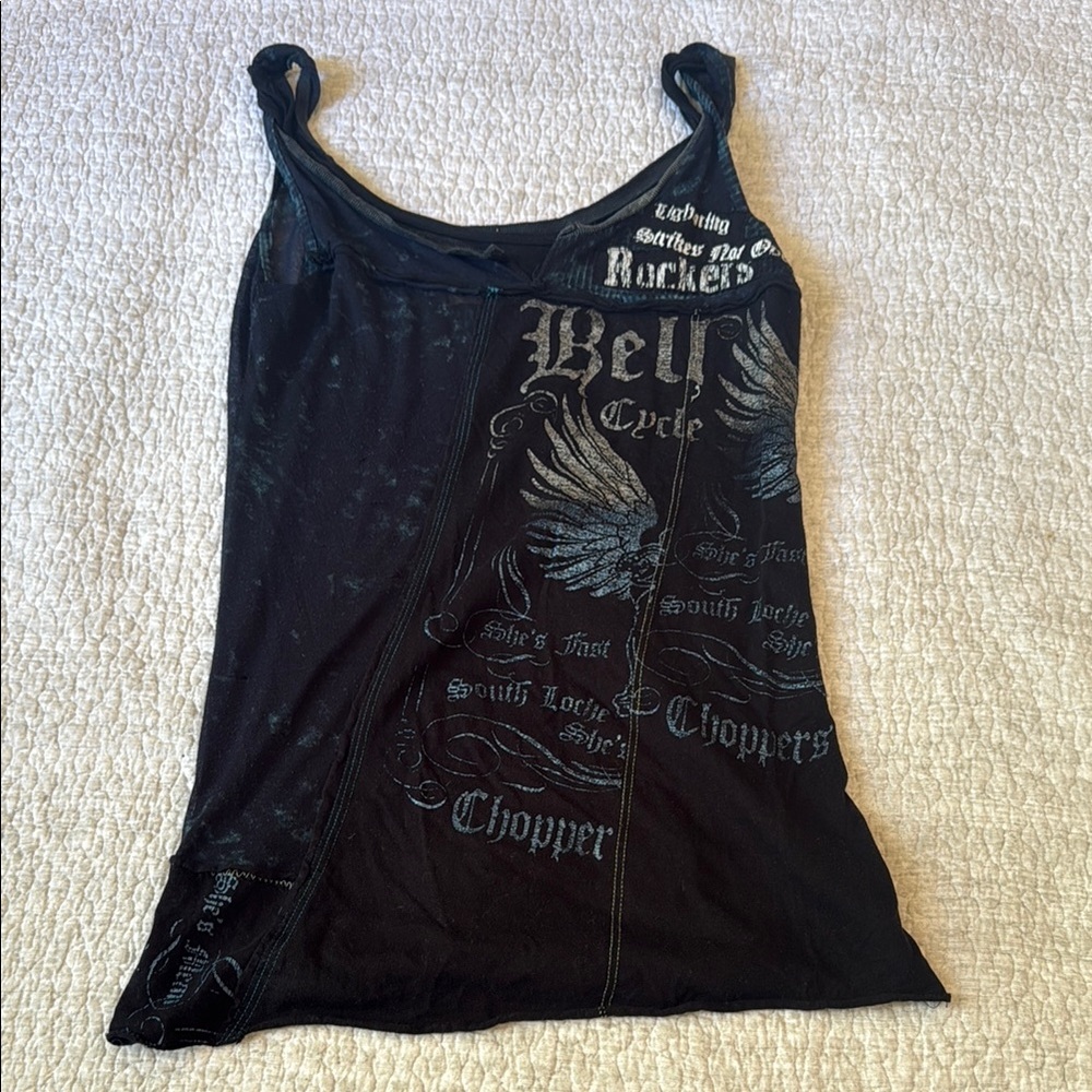 Black Graphic Women's Top